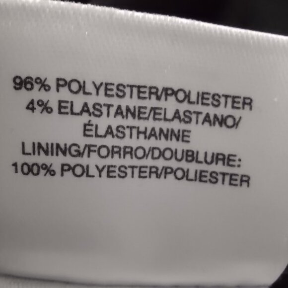 ANNE KLEIN RED AND BLACK LONG SLEEVES RUCHED FORMALMIDI DRESS WOMEN'S SIZE 8 - Picture 9 of 14